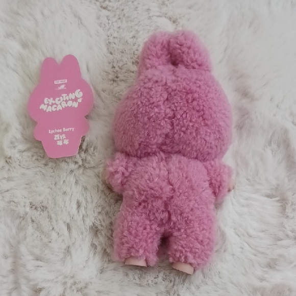 (Lychee Berry) Authentic Pop Mart Exciting Macaron Labubu - Open Box - Picture 13 of 17